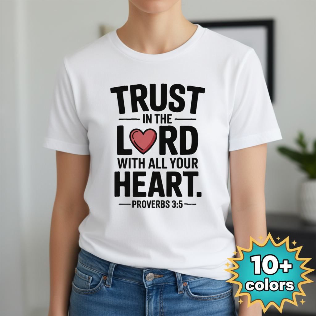 Trust in the Lord Heart T-Shirt_badge
