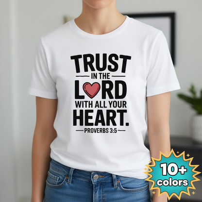 Trust in the Lord Heart T-Shirt_badge