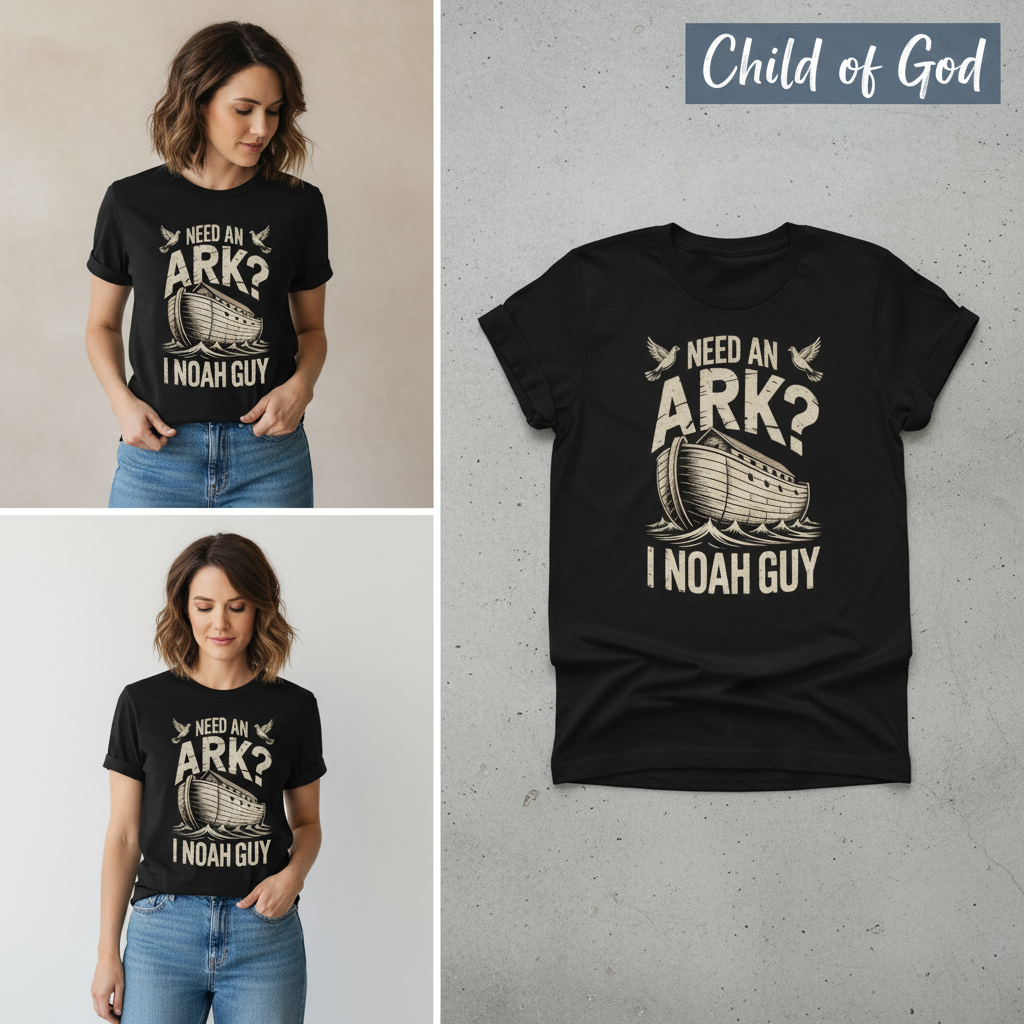 Need an Ark? I Noah Guy T-Shirt_3_panel