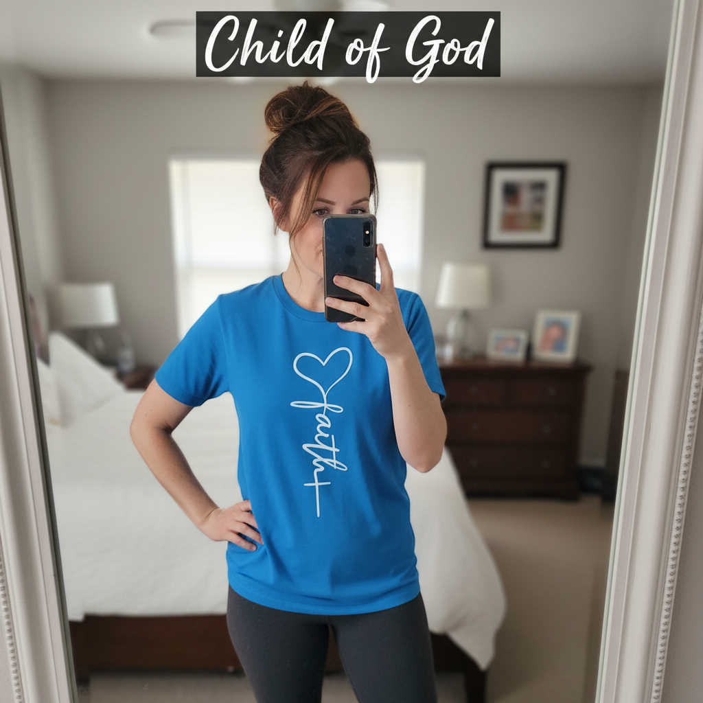 Love & Faith T-shirt_mirror_selfie
