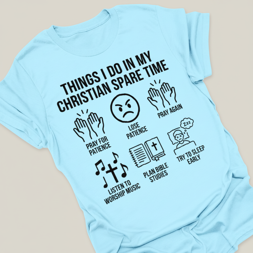 Christian Spare Time T-Shirt__detail