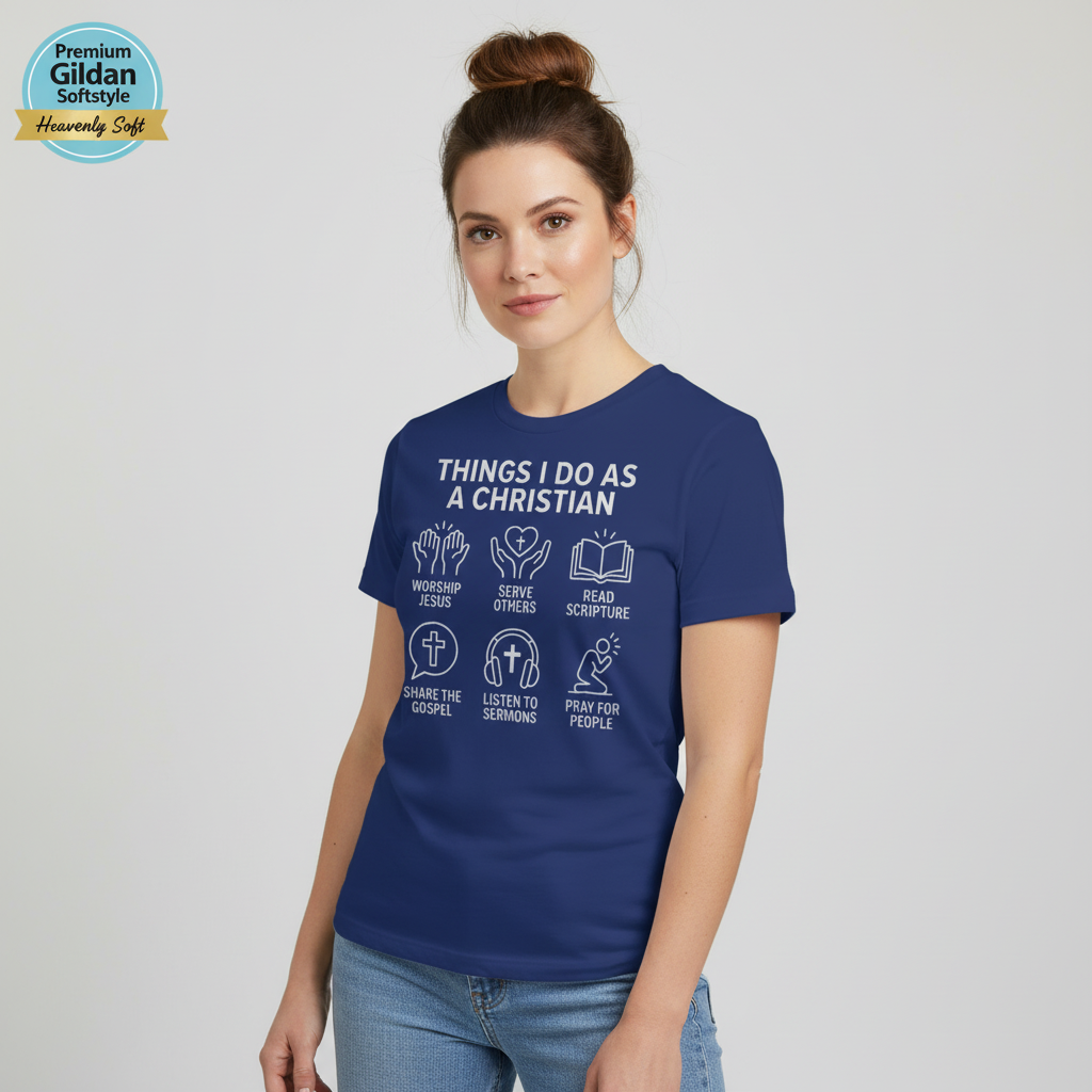 Things I Do As A Christian T-Shirt__benefit