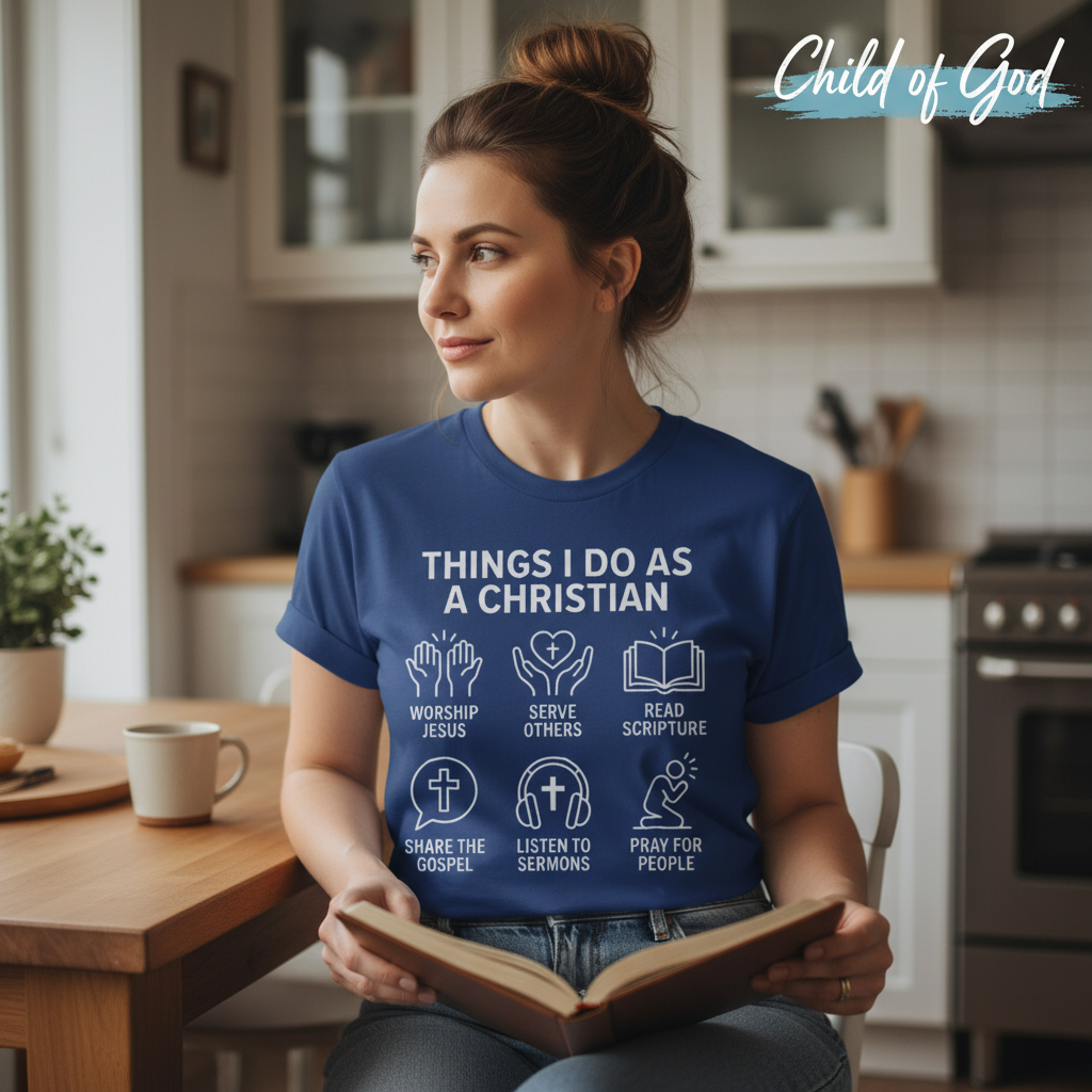 Things I Do As A Christian T-Shirt__use