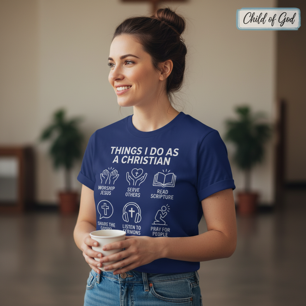 Things I Do As A Christian T-Shirt__lifestyle