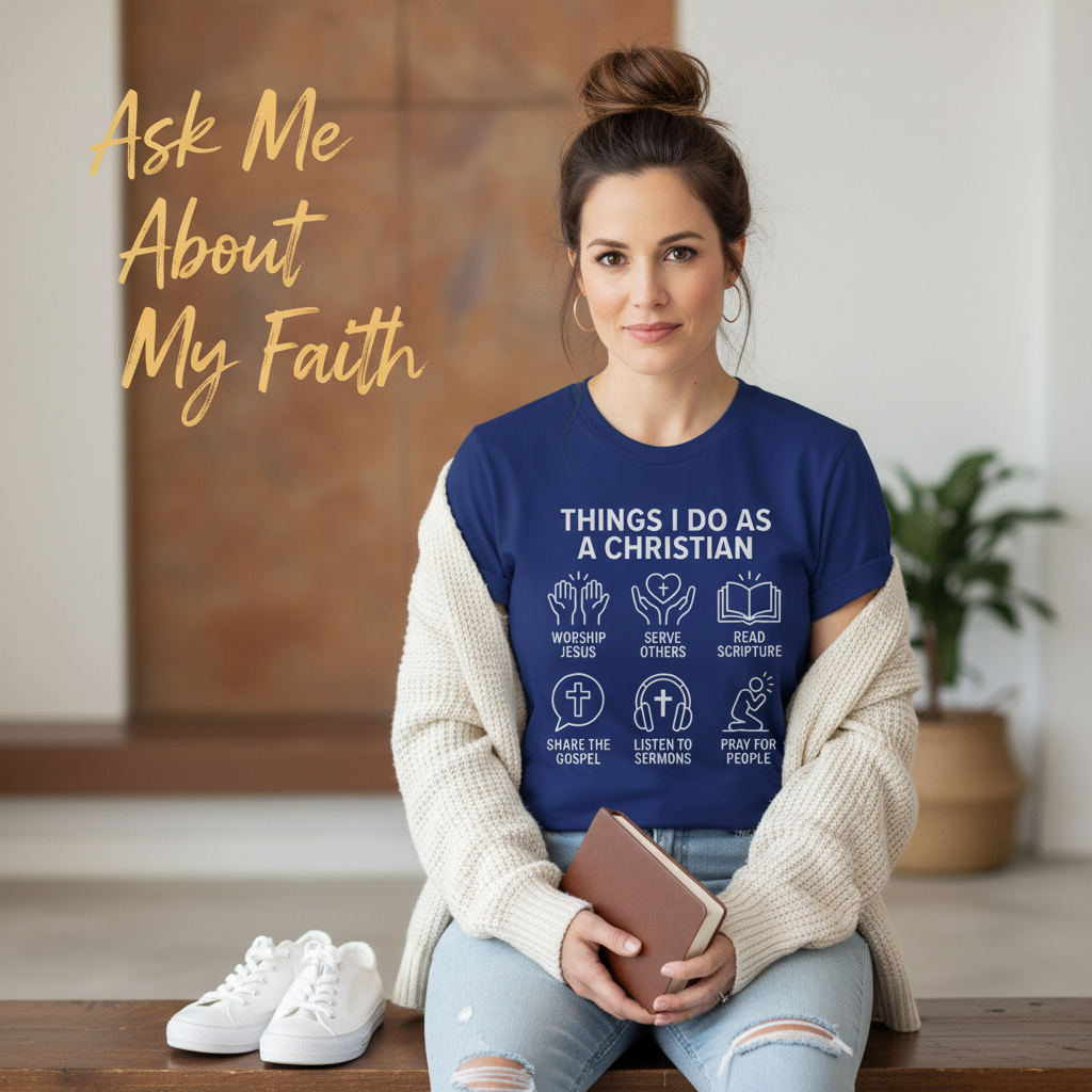Things I Do As A Christian T-Shirt__pair