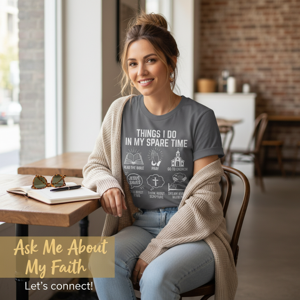 Spare Time with Jesus T-Shirt__pair