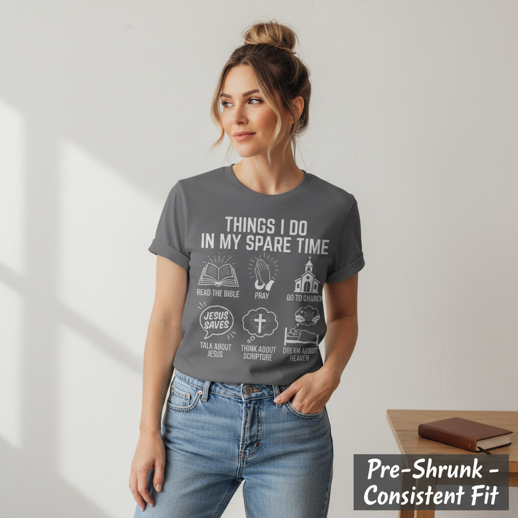 Spare Time with Jesus T-Shirt__space