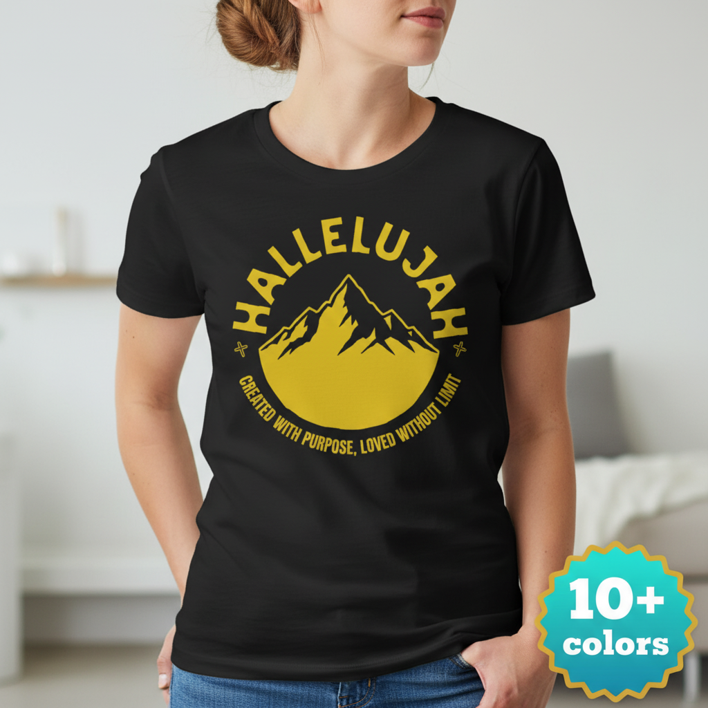 Hallelujah Mountain T-Shirt_badge
