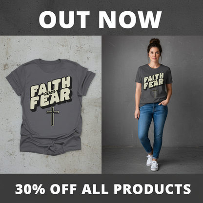 Faith Over Fear T-Shirt_pet_companion