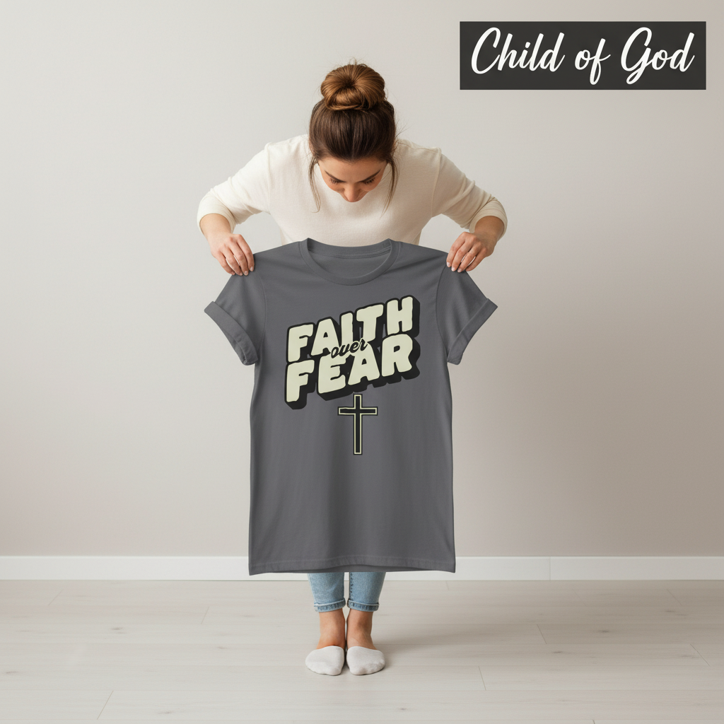 Faith Over Fear T-Shirt_dangle