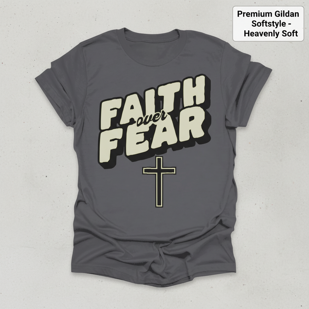 Faith Over Fear T-Shirt_clean