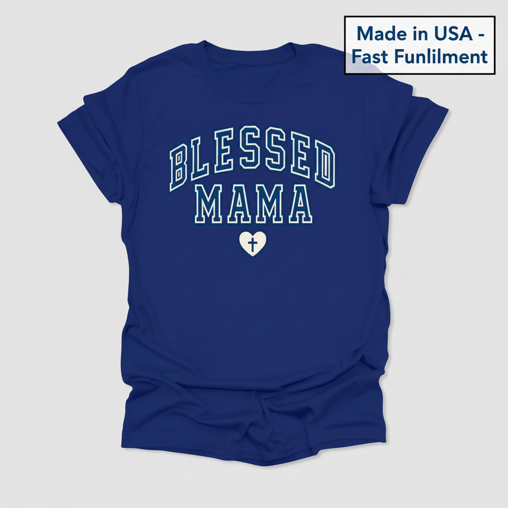 Blessed Mama T-Shirt_clean