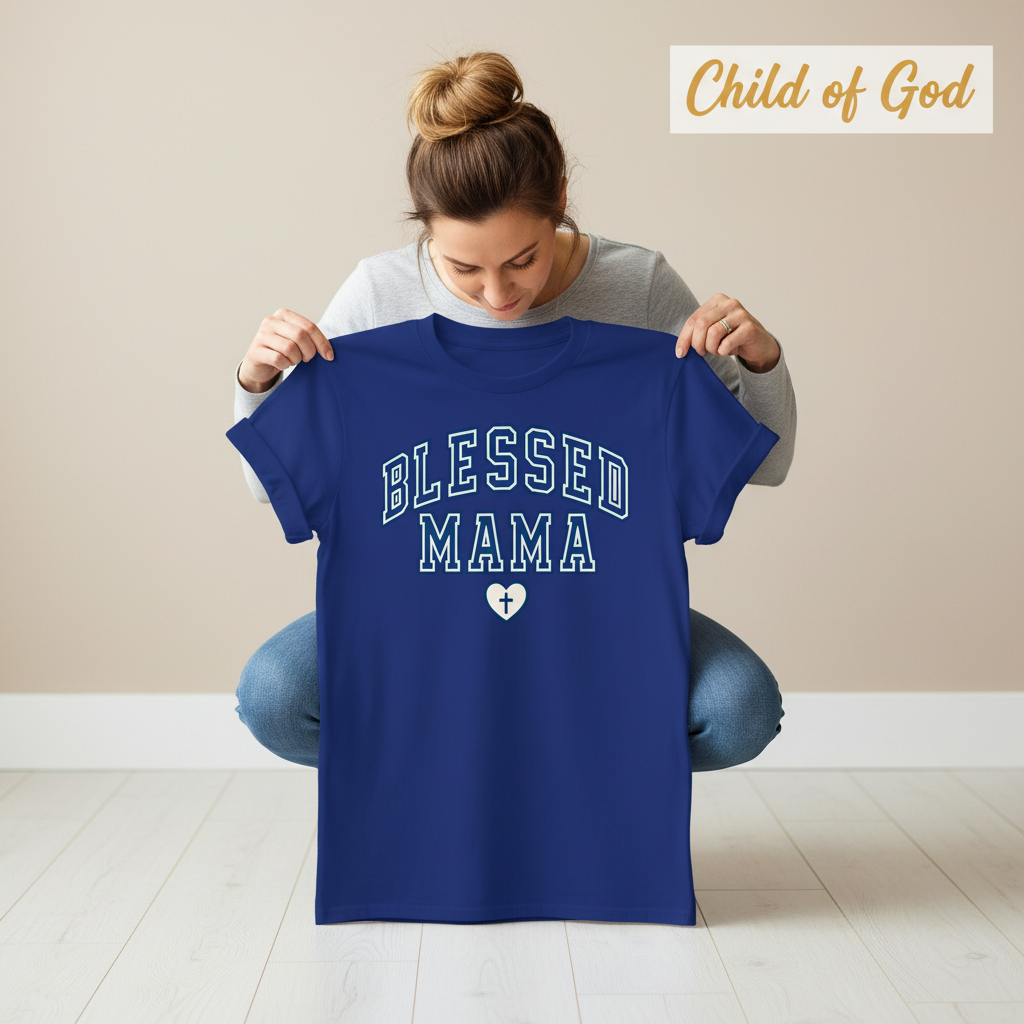 Blessed Mama T-Shirt_dangle