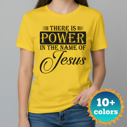 Power in the Name T-Shirt_badge