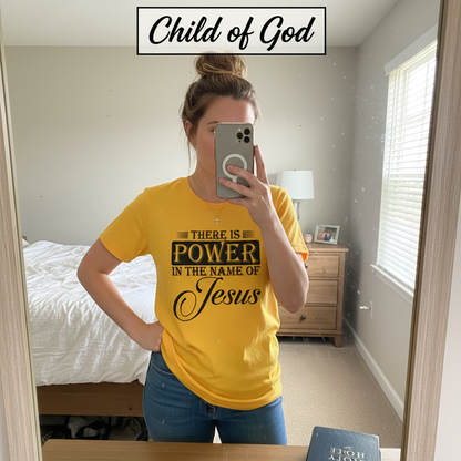 Power in the Name T-Shirt_mirror_selfie