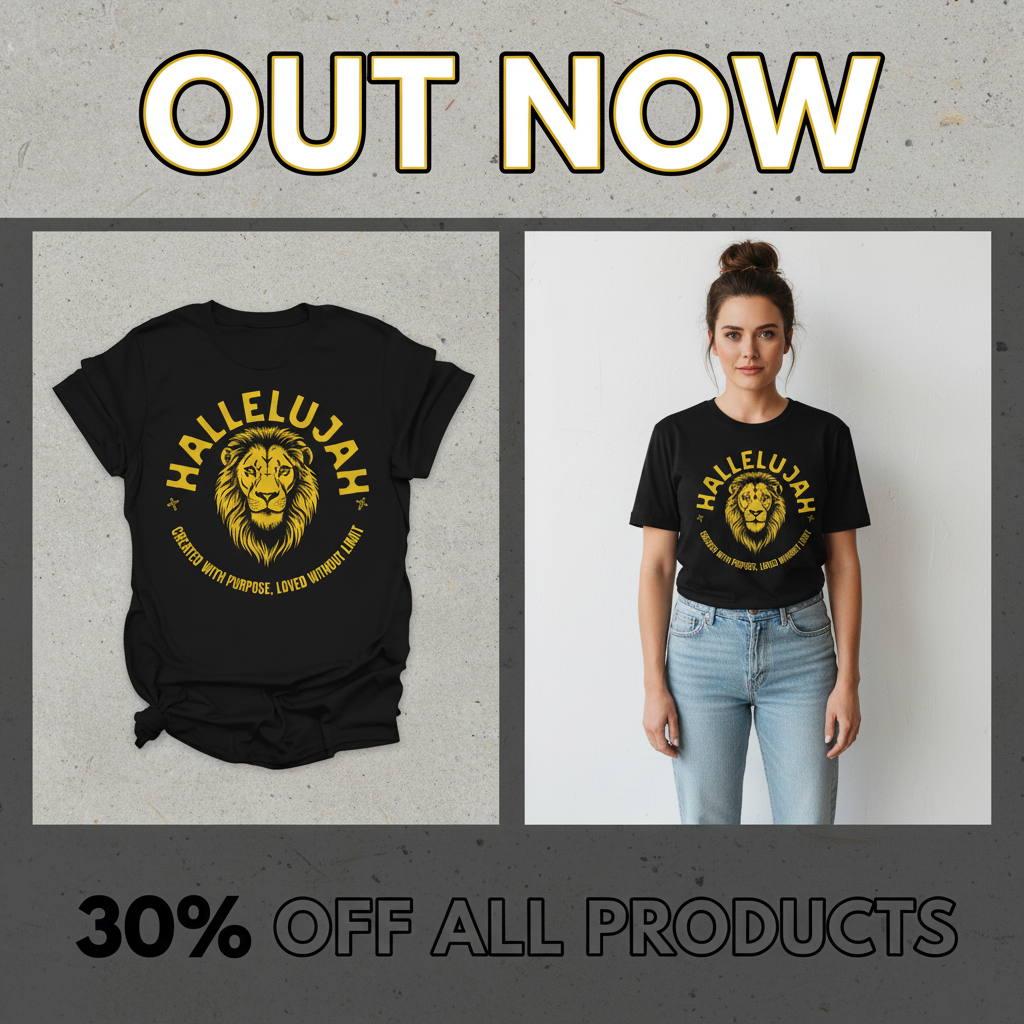 Hallelujah Lion of Purpose T-Shirt_pet_companion