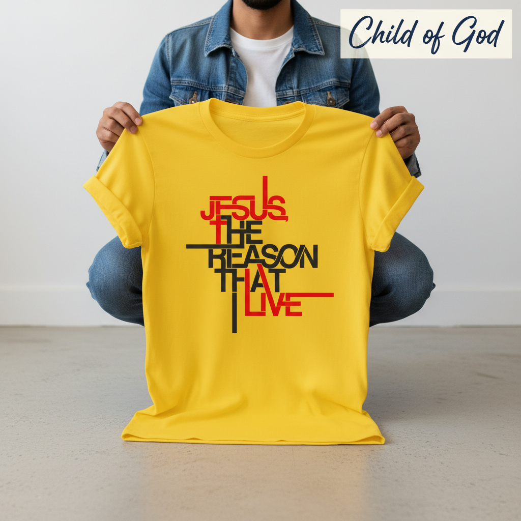 Jesus The Reason I Live T-Shirt_dangle