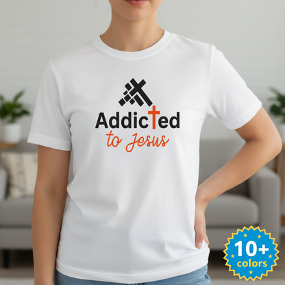 Addicted to Jesus T-Shirt_badge