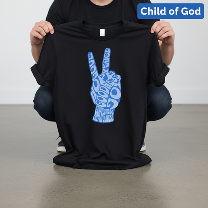 Fruit of the Spirit Peace Hand T-Shirt_dangle