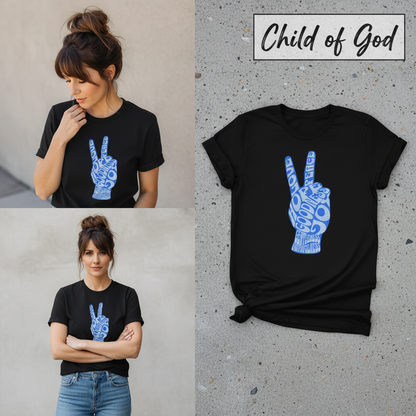 Fruit of the Spirit Peace Hand T-Shirt_3_panel