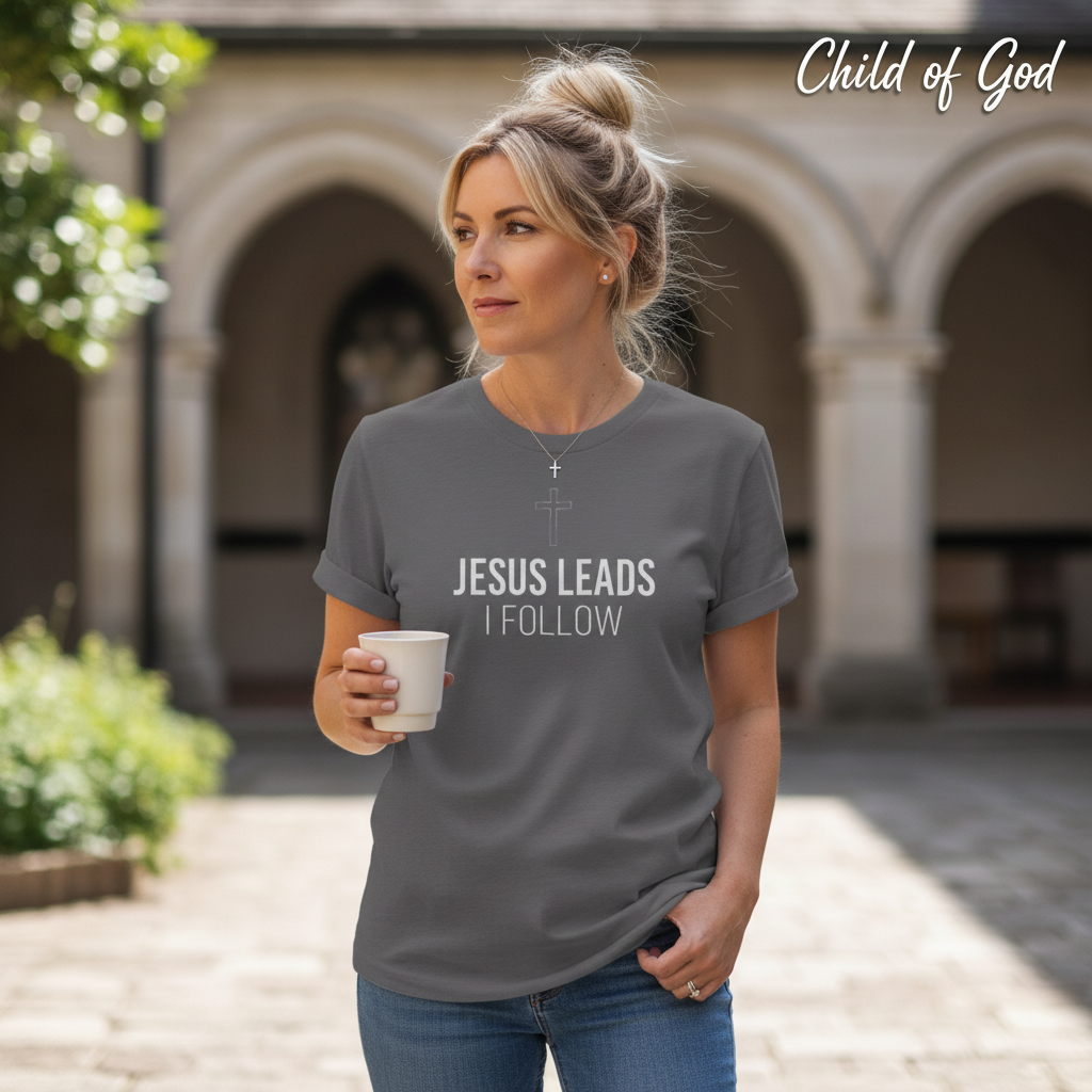 Jesus Leads I Follow T-Shirt__lifestyle