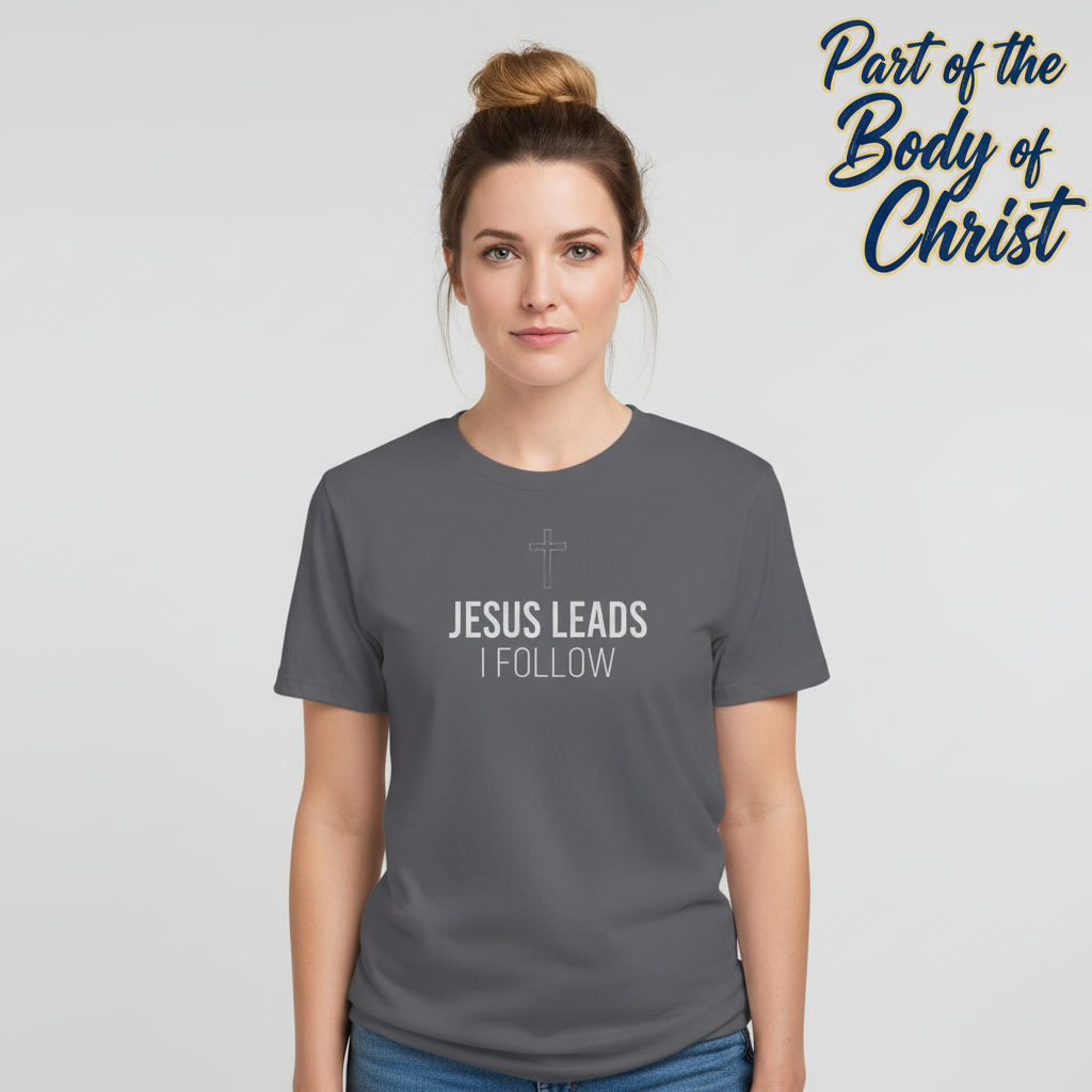 Jesus Leads I Follow T-Shirt__hero