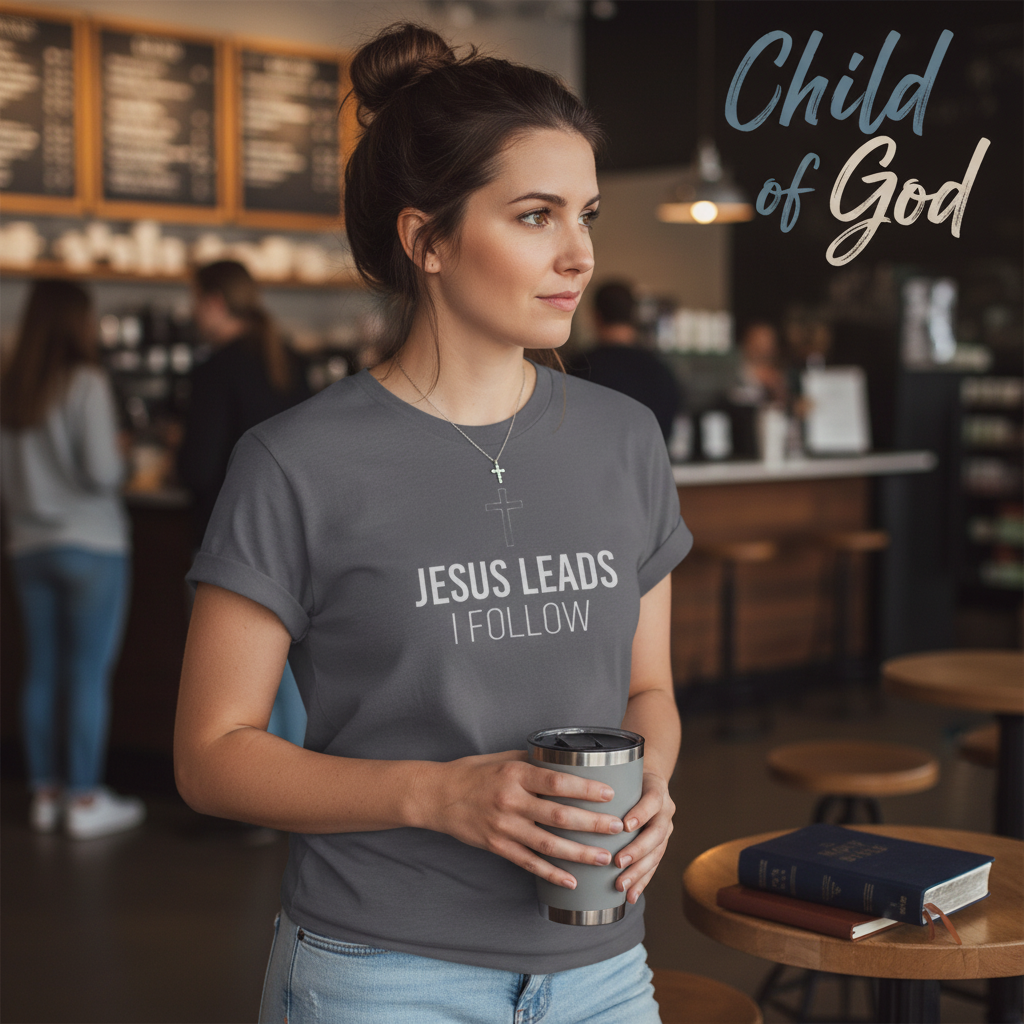 Jesus Leads I Follow T-Shirt__use
