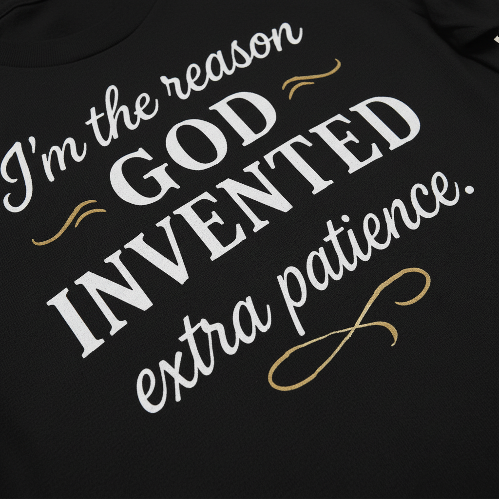 Extra Patience T-Shirt__detail