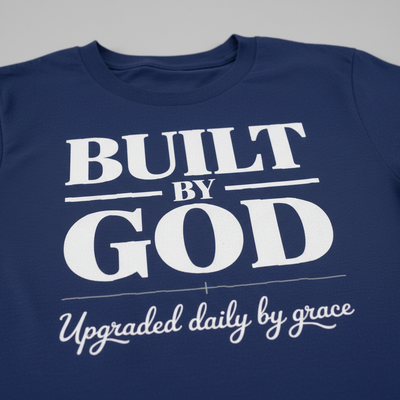 Built by God T-Shirt__detail