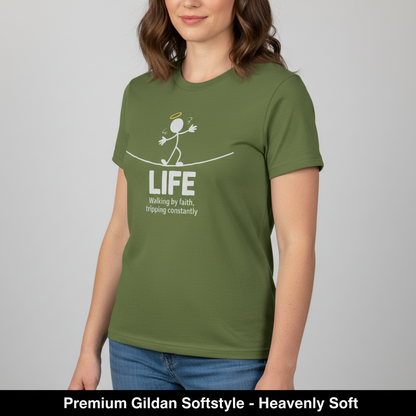 Walking in Faith T-Shirt__space