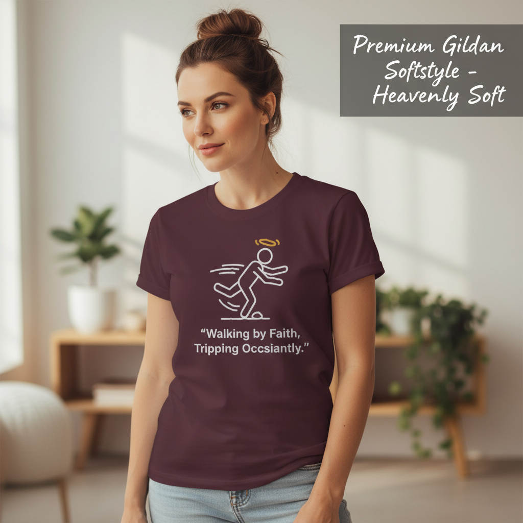 Walking by Faith T-Shirt__space