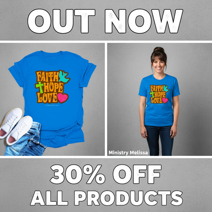 Faith Hope Love T-Shirt_pet_companion