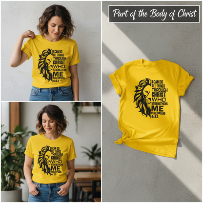 Lion of Strength T-Shirt_3_panel