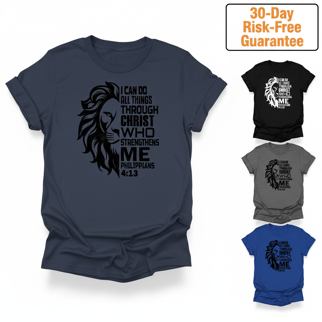 Lion of Strength T-Shirt_color_hero