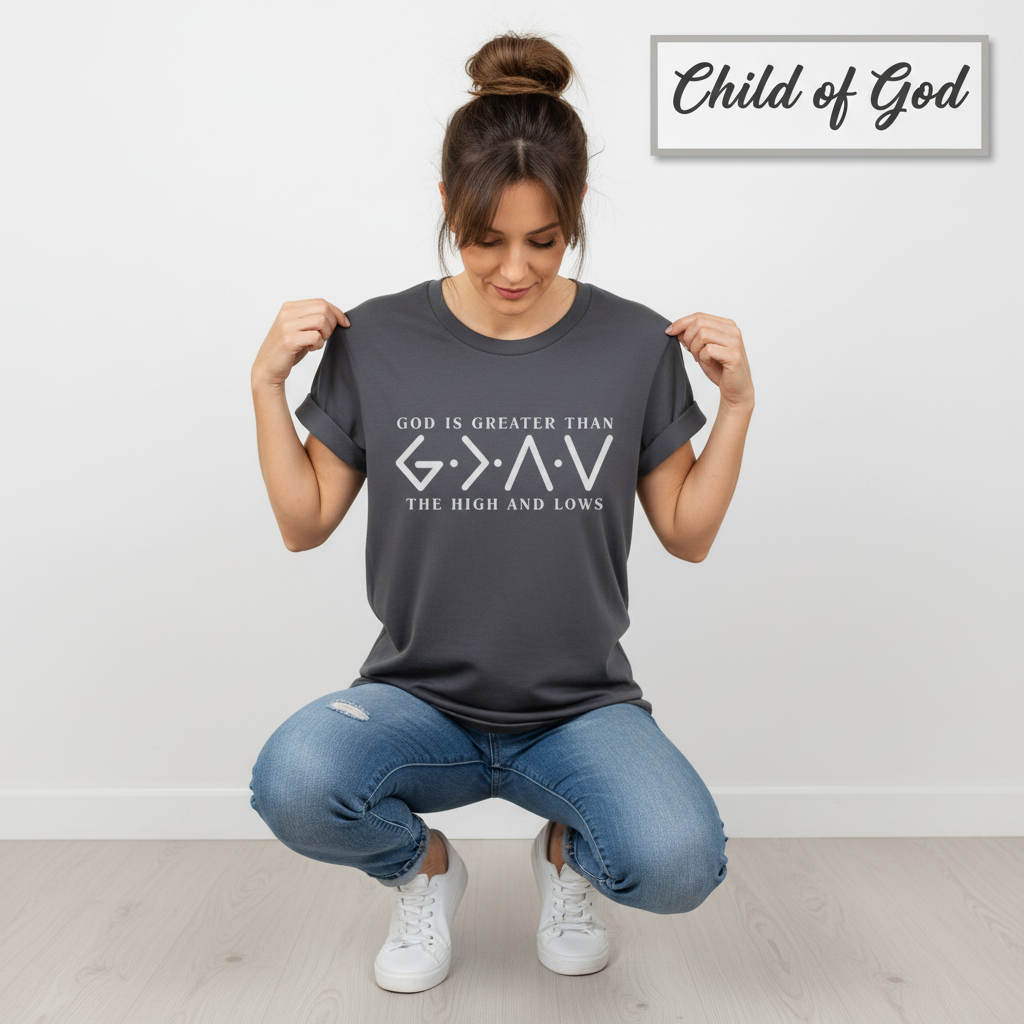 God Is Greater T-Shirt_dangle