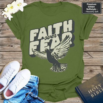 Faith Over Fear Dove T-Shirt_clean