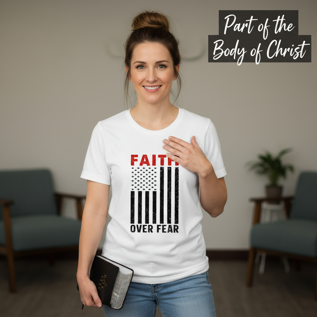 Faith Over Fear Flag T-Shirt_prop_inteact