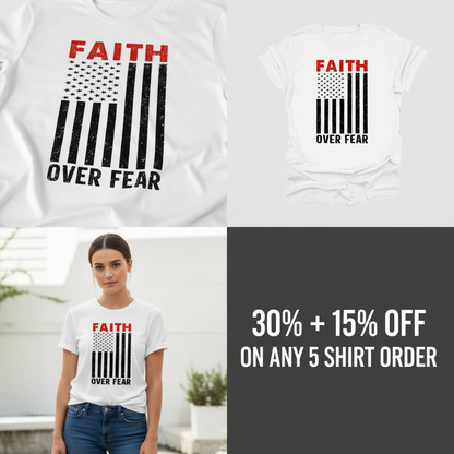 Faith Over Fear Flag T-Shirt_4_panel