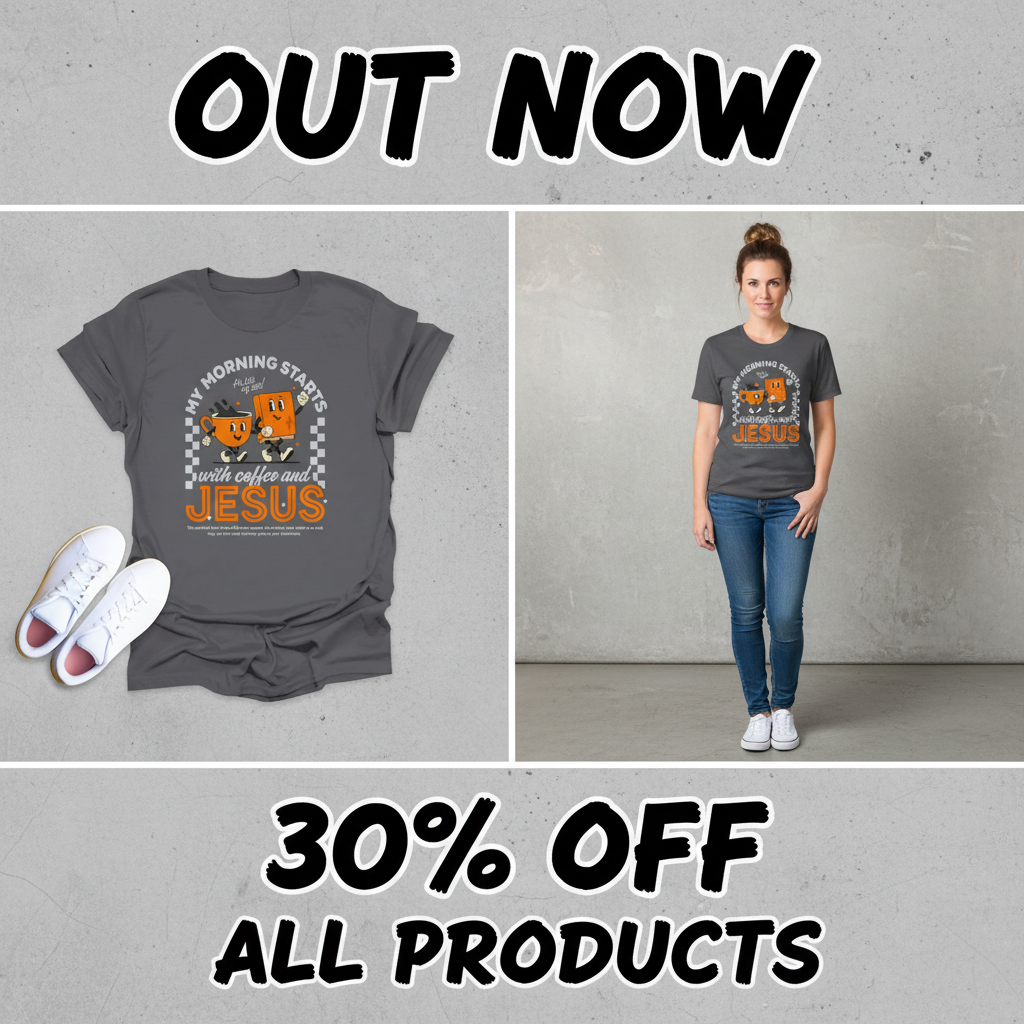 Coffee and Jesus Start My Morning T-Shirt_pet_companion