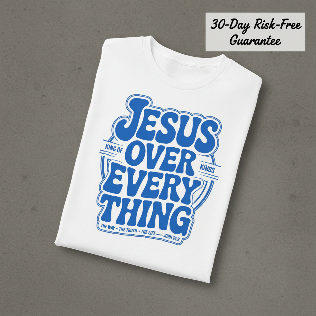 Jesus Over Everything T-Shirt_fold_tilt