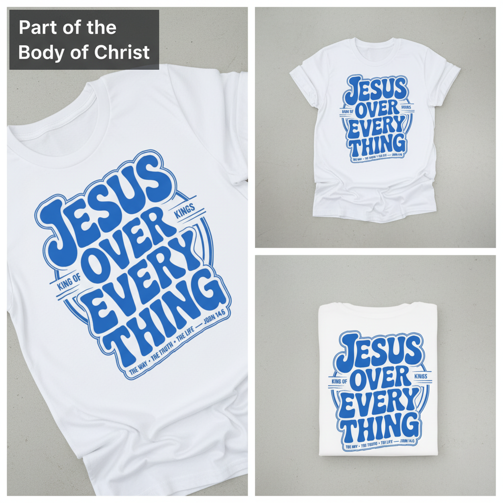 Jesus Over Everything T-Shirt_triple_showcase