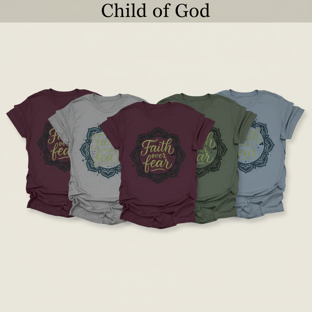 Faith Over Fear T-Shirt_quad_showcase