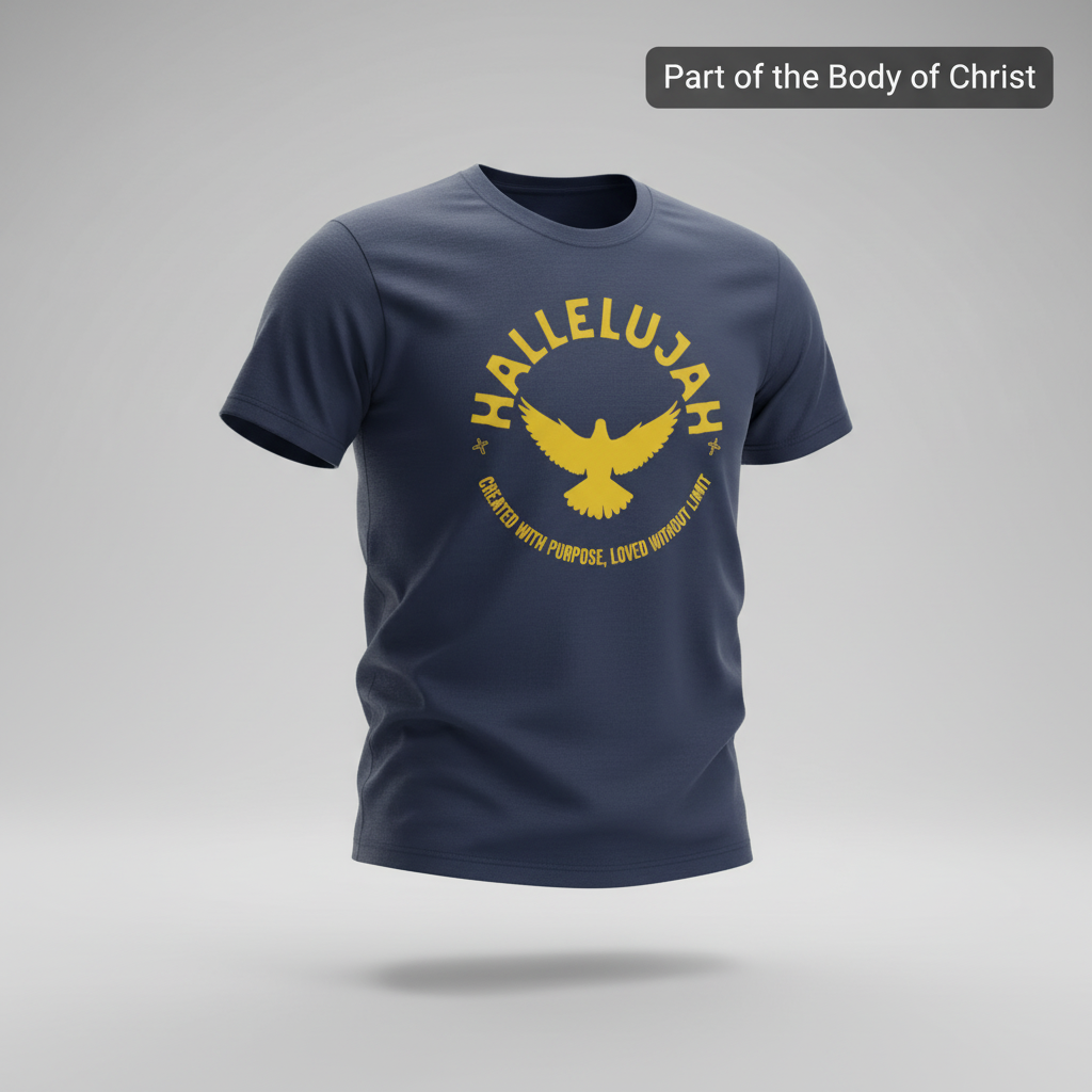 Hallelujah Purpose T-Shirt_3d_float