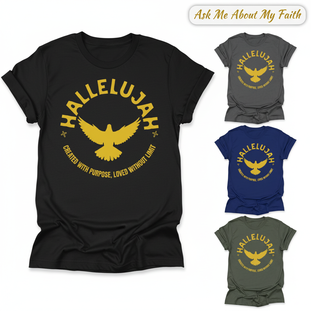 Hallelujah Purpose T-Shirt_color_grid