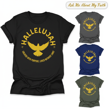 Hallelujah Purpose T-Shirt_color_grid