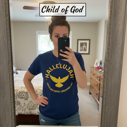 Hallelujah Purpose T-Shirt_mirror_selfie