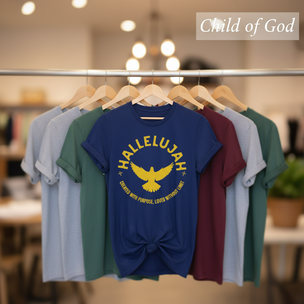 Hallelujah Purpose T-Shirt_boutique_rack