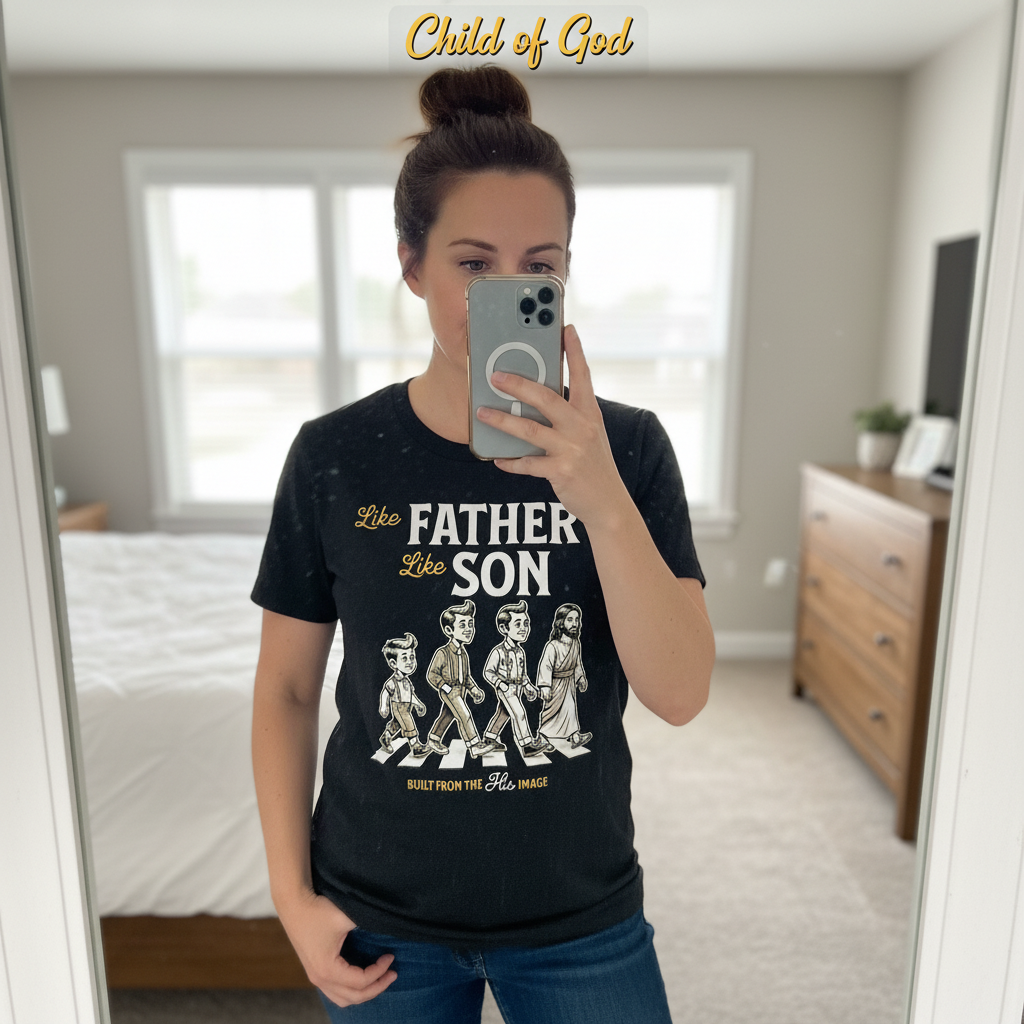 Built From The Image T-Shirt_mirror_selfie