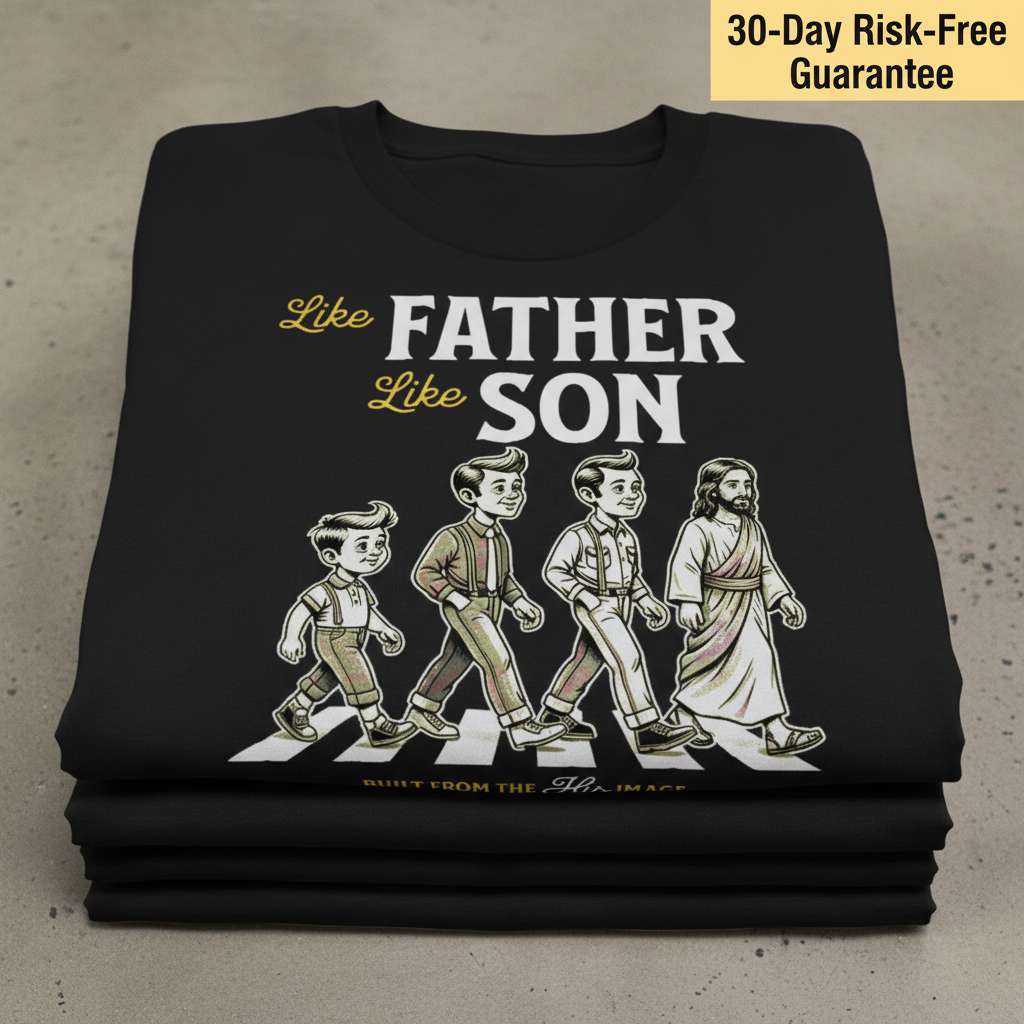 Built From The Image T-Shirt_stacked_flatlay