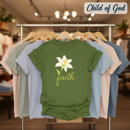 Floral Faith Bloom T-Shirt_boutique_rack